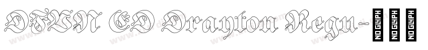DFVN ED Drayton Regu字体转换